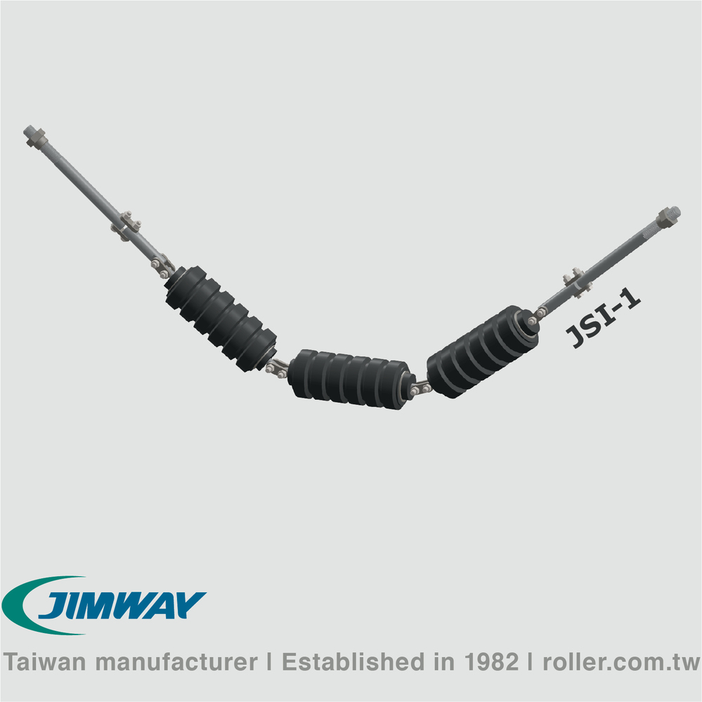 suspended impact idler